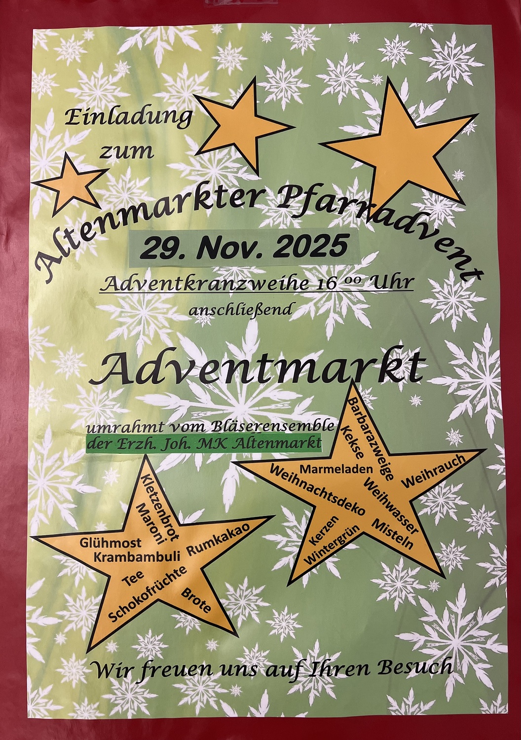 Altenmarkter Pfarradvent 2ß25 / Pfarre Altenmarkt an der Enns