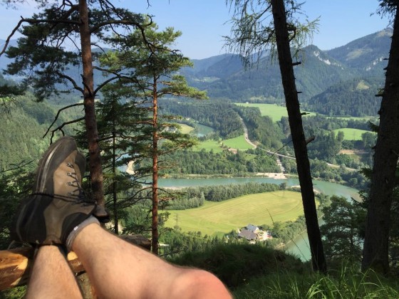 Rochusgrotte Essling / P. Ulrich Diel OSB zwischen Altenmarkt und Großreifling