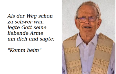 Konsistorialrat Egon Galler, em. Pfarrer von Deutschfeistritz gestorben.